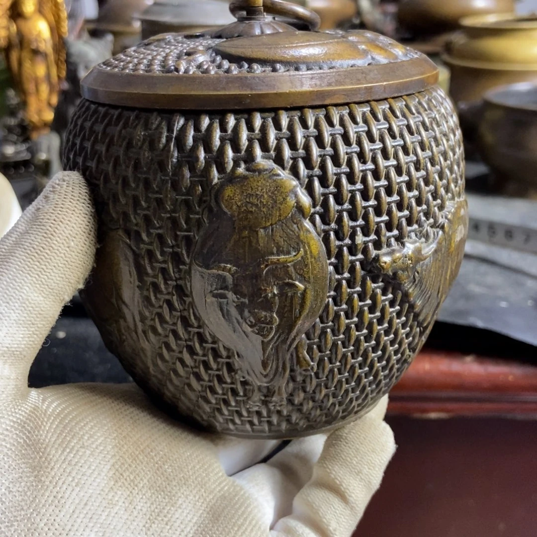 铜器工艺品摆件香炉摆件