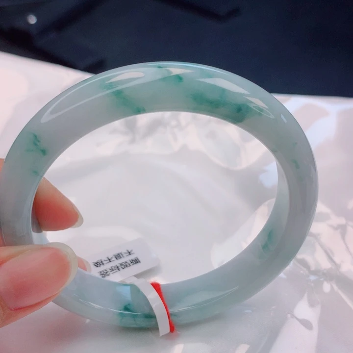 翡翠未镶嵌手镯61圈