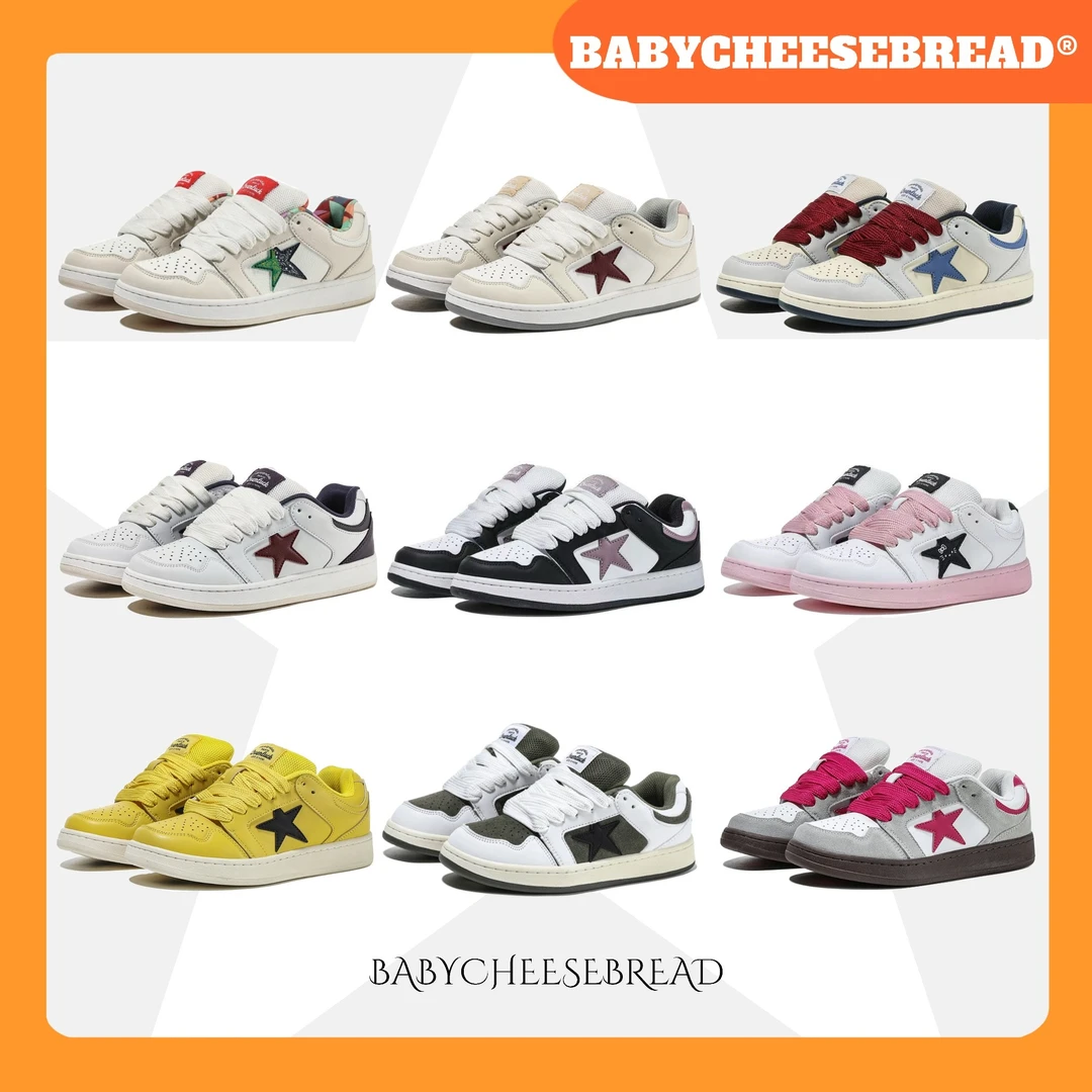 BABY CHEESEBREAD/奶酪面包原创情侣欧若风百搭时尚透气增高板鞋