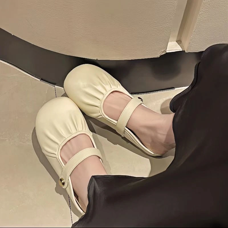 2025新款389荔枝纹半拖夏季蝴蝶结外穿厚底鞋拖鞋女百搭网红防滑
