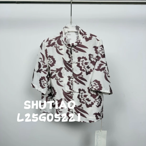 【SHUTIAO】2025夏季：新款小众设计款衬衫L25G05221