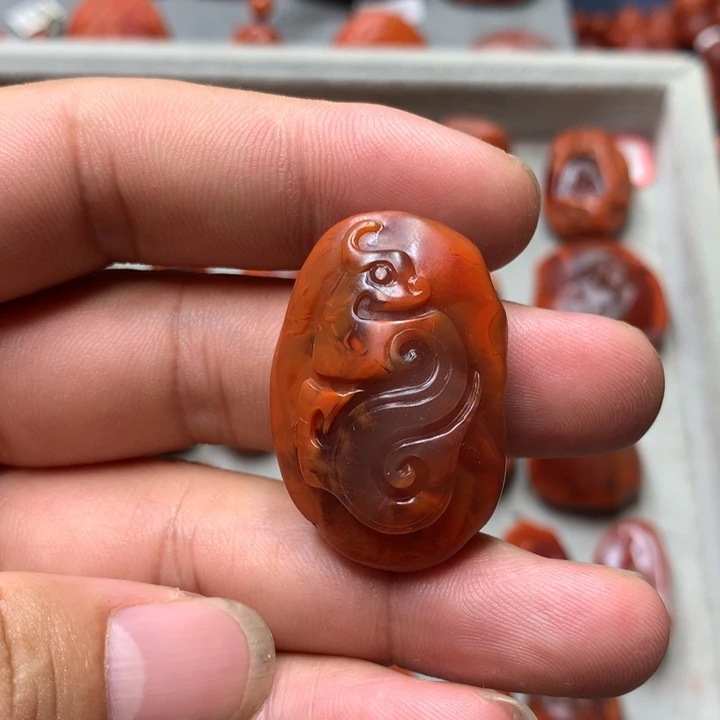 吊坠(不含链)未镶嵌南红玛瑙