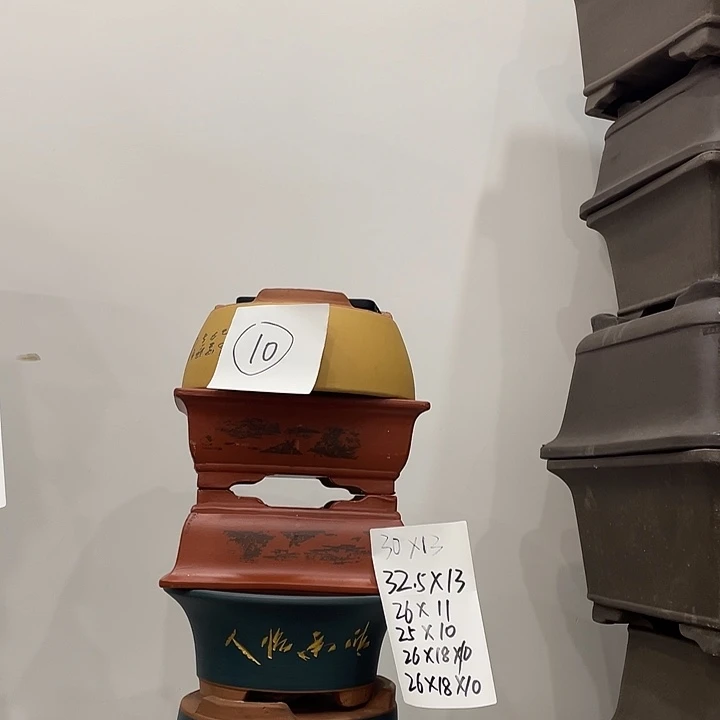 10紫砂花盆捡漏了