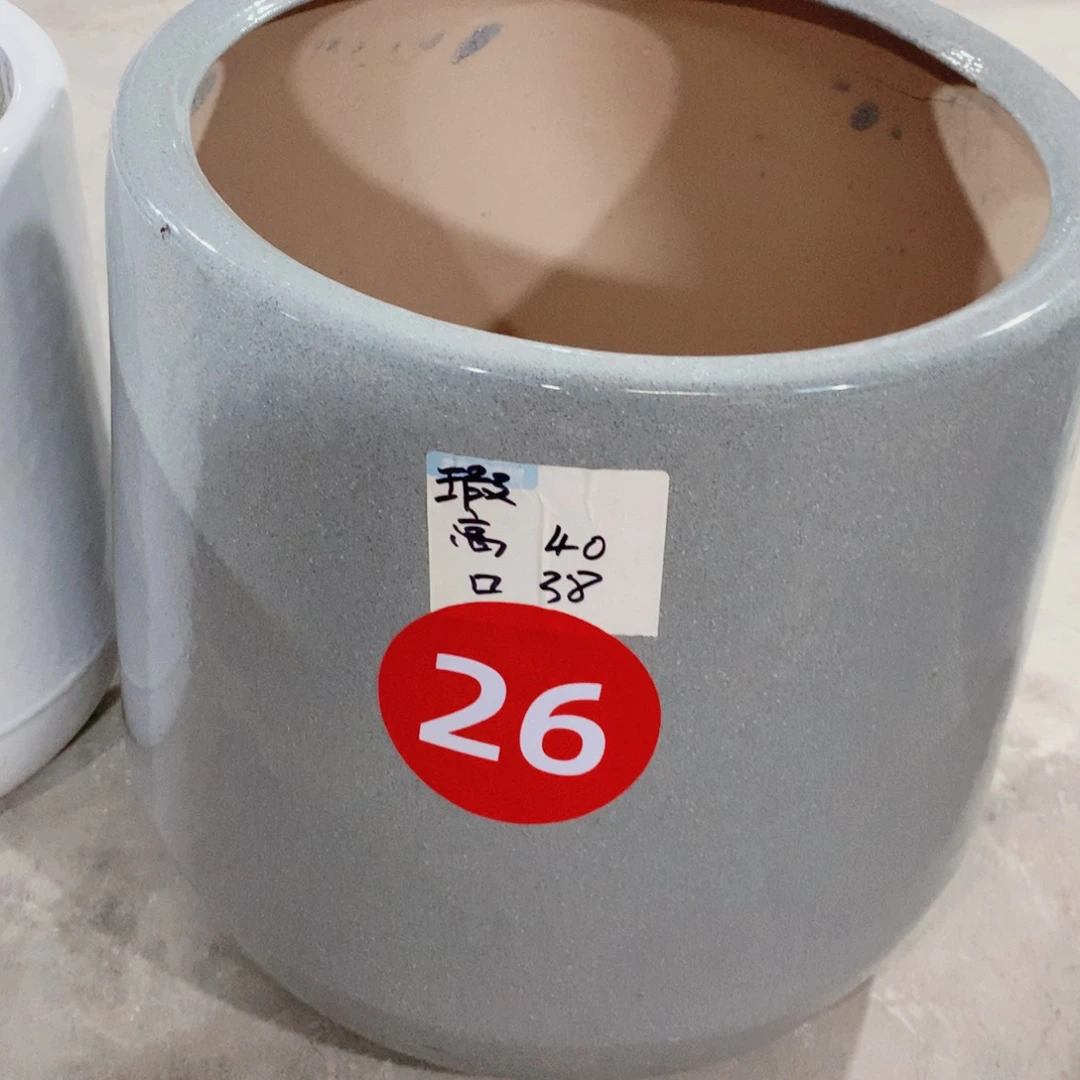 【闪购商品】陶瓷花盆默认瑕疵