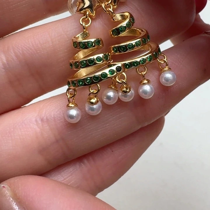 淡水珍珠耳饰未镶嵌