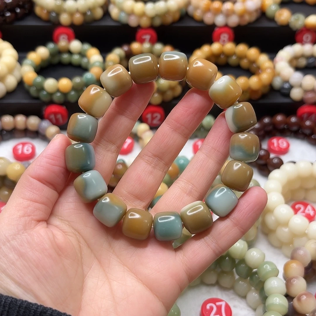 手串菩提根/象牙果正桶珠 已加备用珠