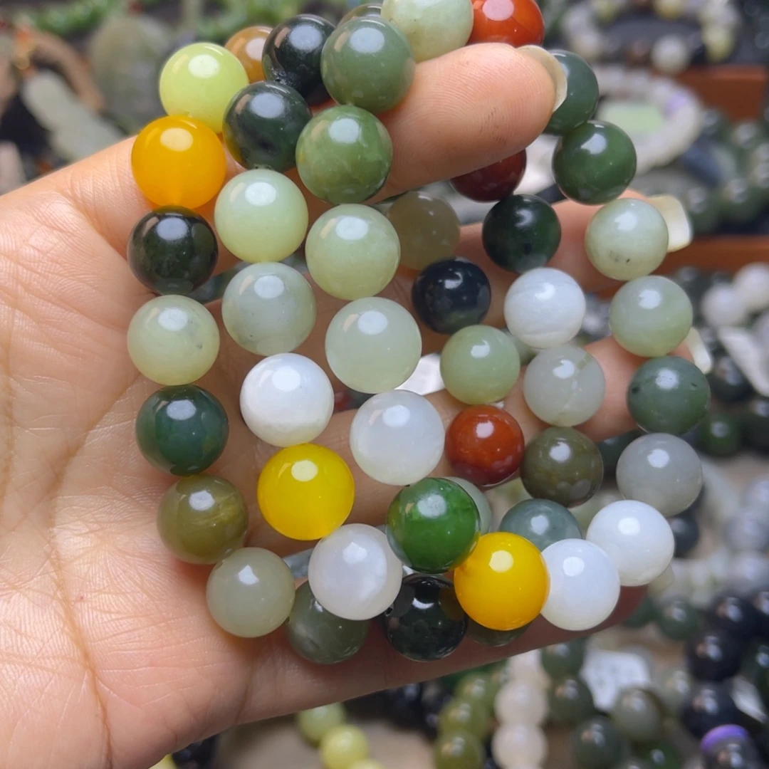 和田玉未镶嵌手链