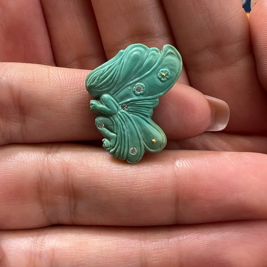 绿松石配件未镶嵌配件