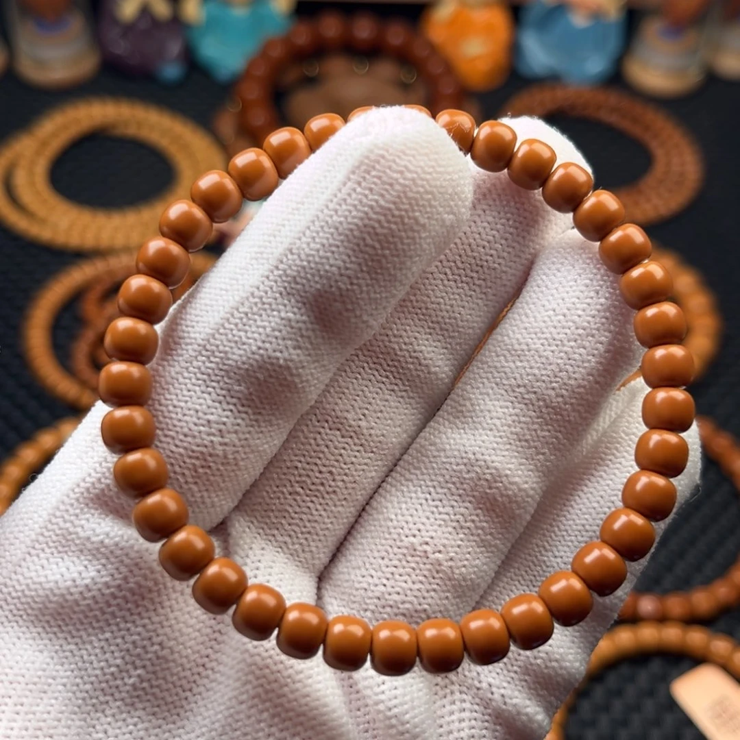 橄榄核吊坠6.0mm橄榄核尖老型单圈