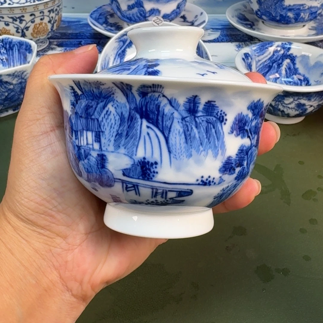 景德镇纯手绘茶具圆圆287