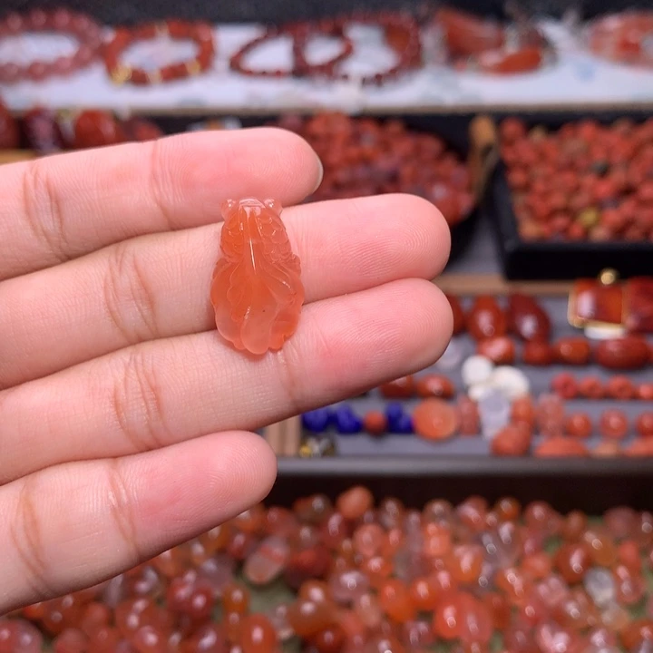 未镶嵌南红南红玛瑙鱼4