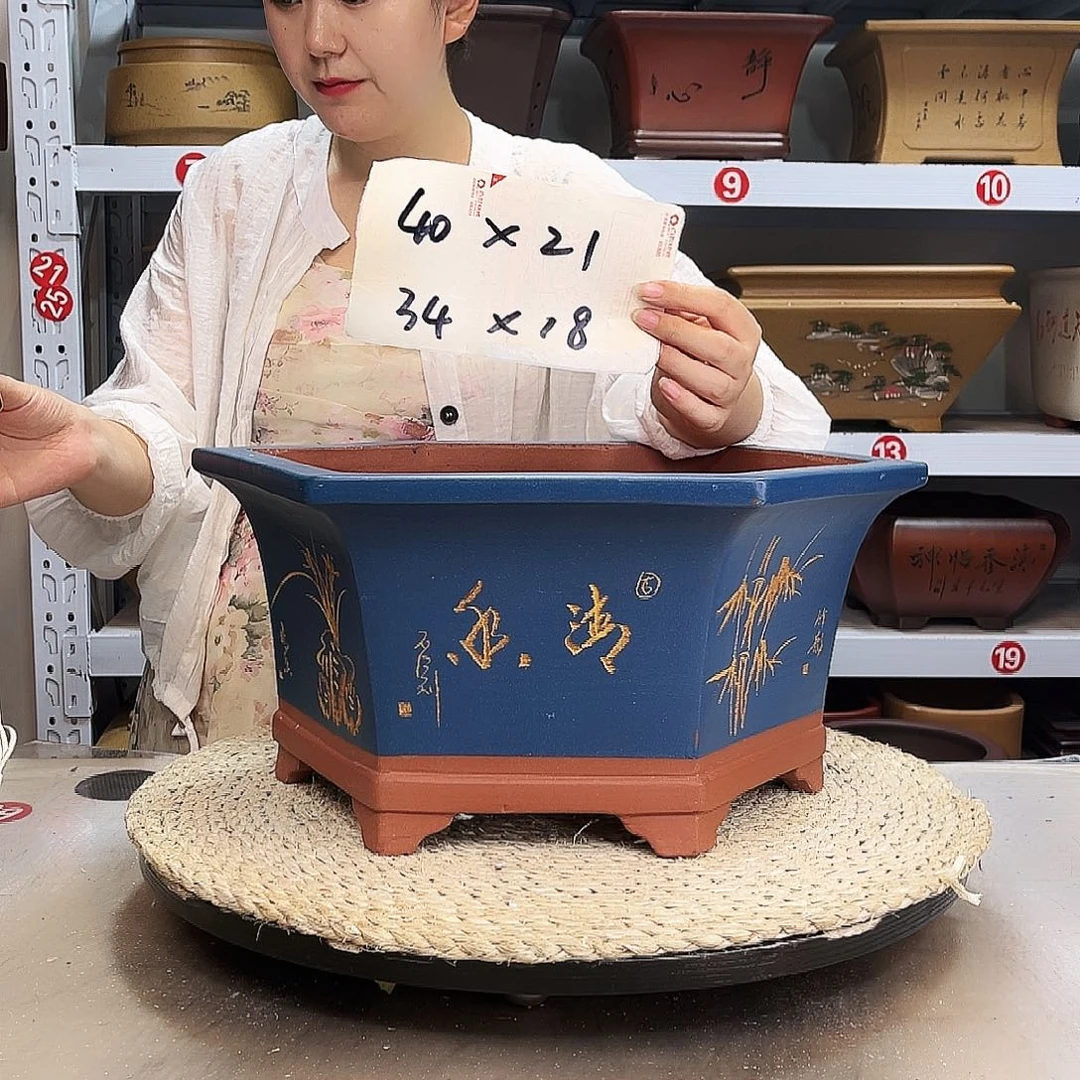 紫砂花盆紫砂花盆