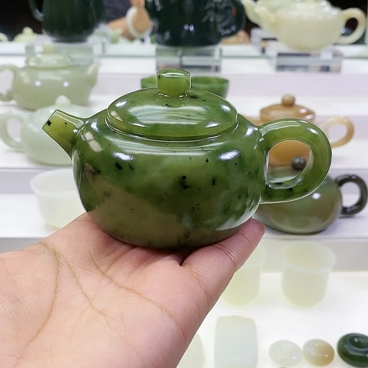 未镶嵌和田玉挂件茶壶