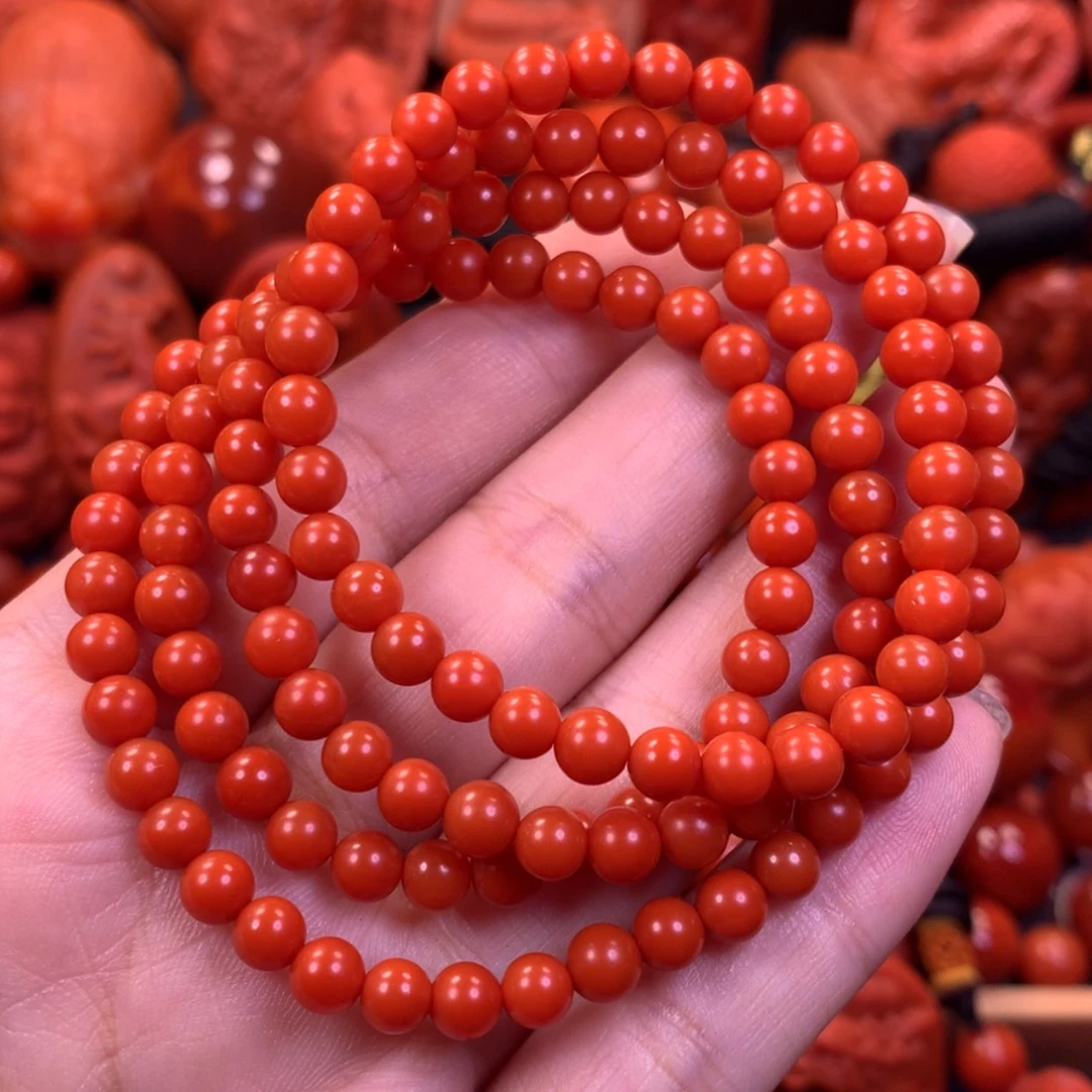 【闪购商品】未镶嵌多圈南红玛瑙