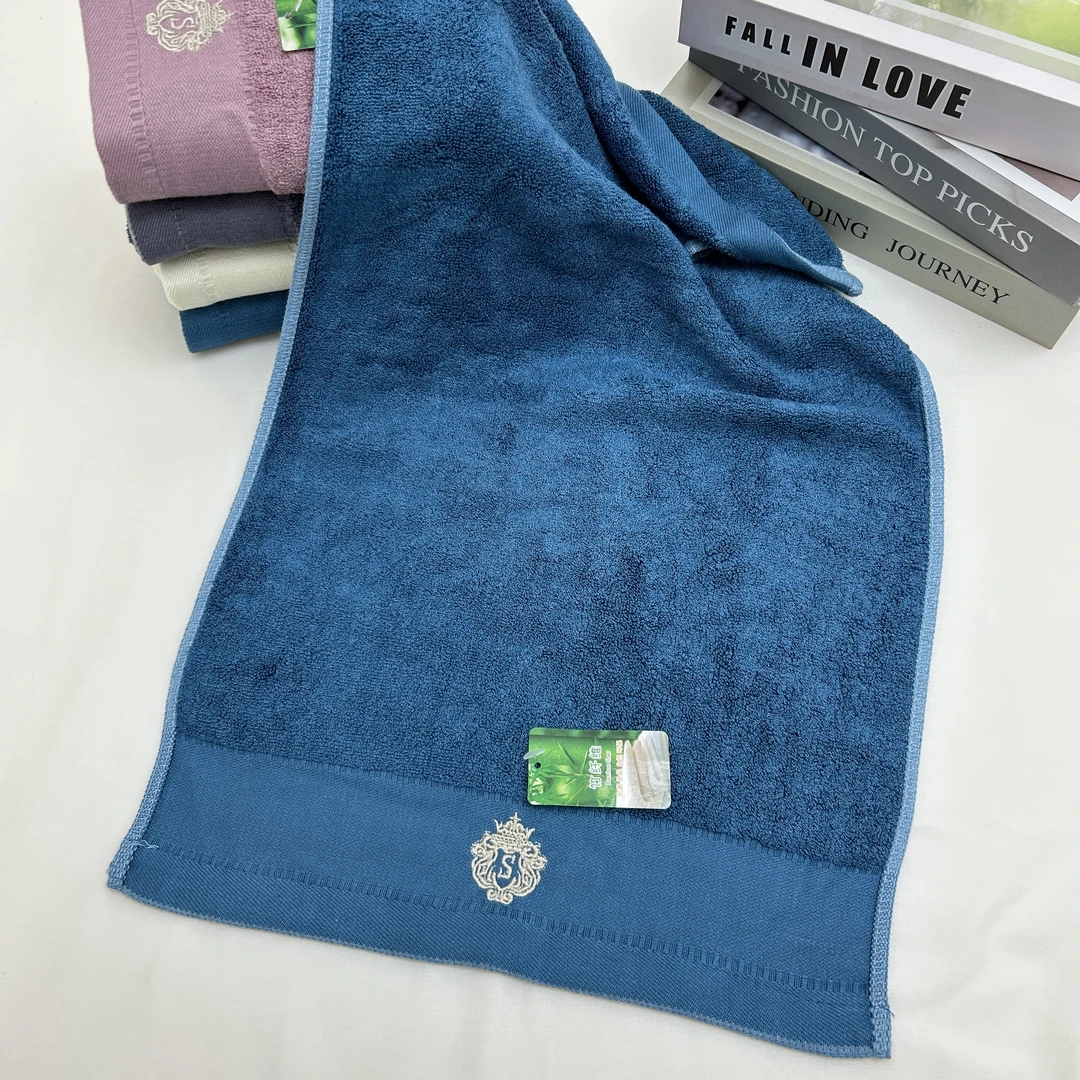 【四条】高档竹纤维大毛巾34x74加厚柔软亲肤吸水速干不粘腻不掉毛