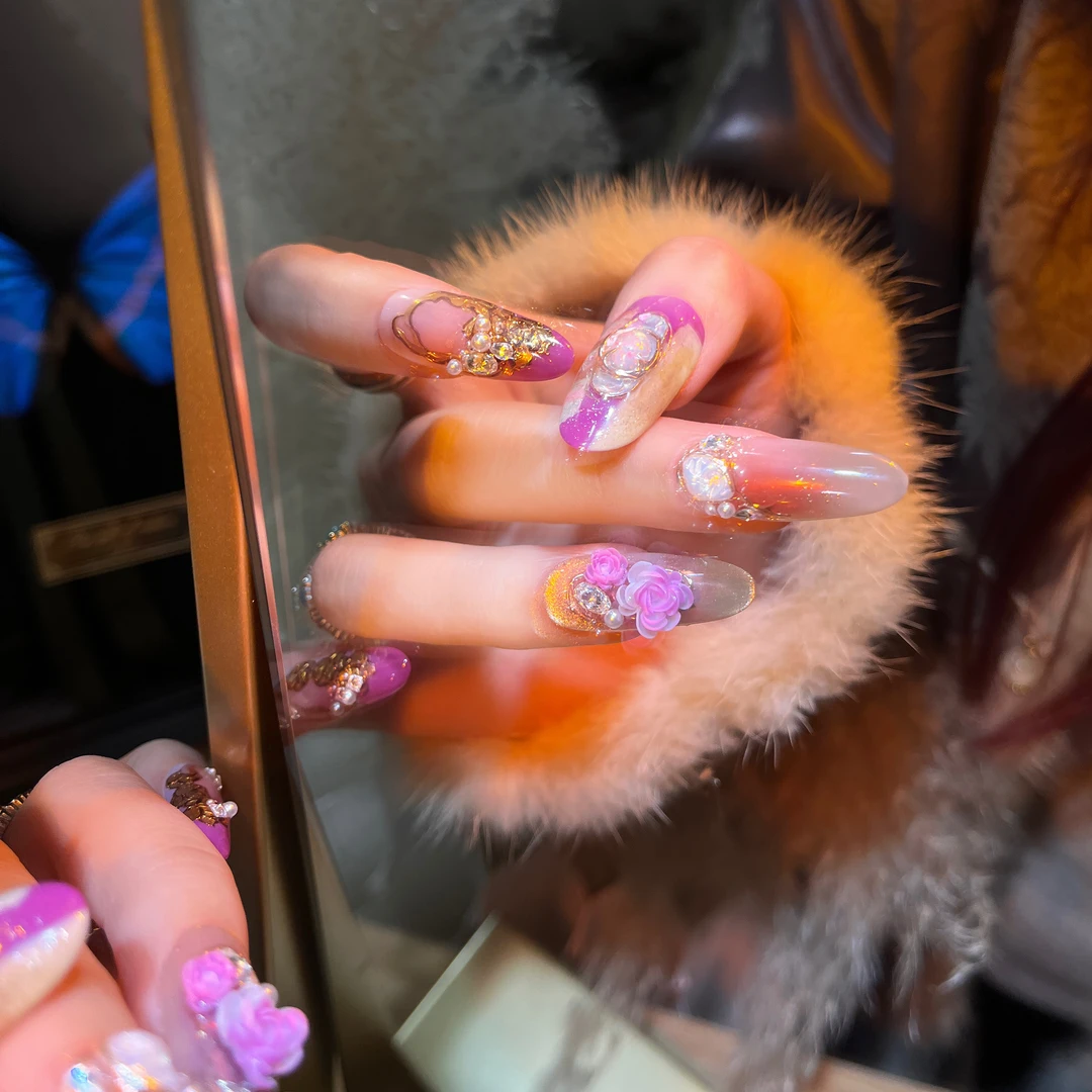 设计师款@【贵族】寇丝妮 纯手工穿戴式美甲