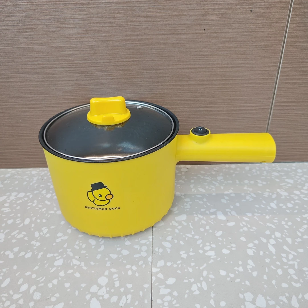 阿三 小黄鸭电煮锅多功能迷你家用蒸煮小电锅kp