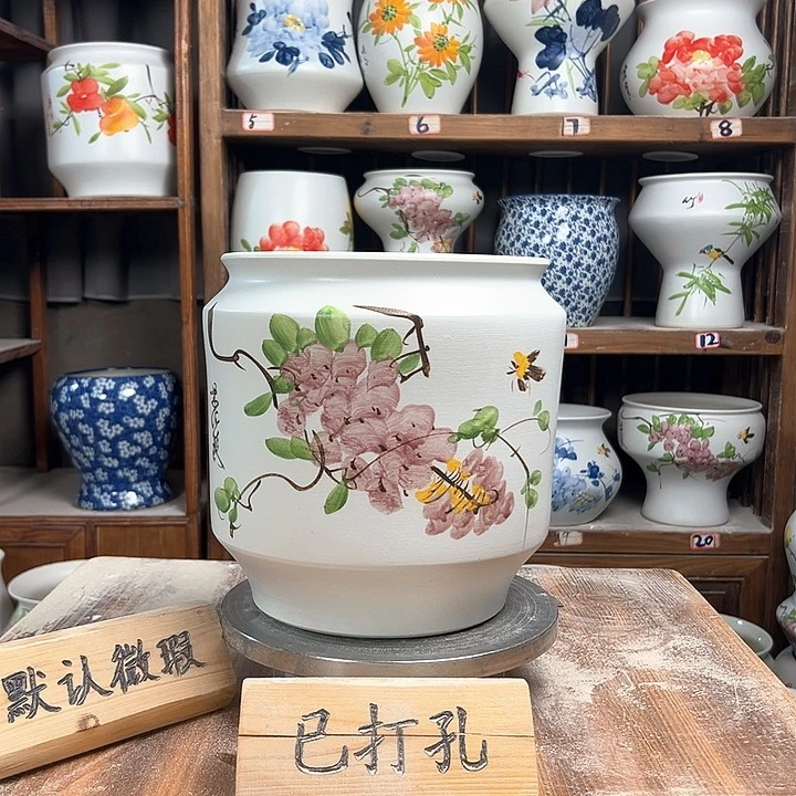 摆件电饭煲紫藤新款陶瓷陶瓷