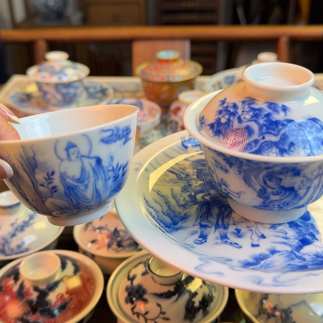 杯我***啊重工西游三件套盖碗加杯子加壶乘