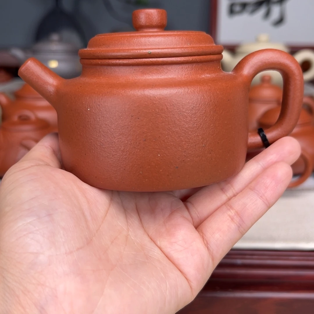 紫砂茶壶宝山红泥240