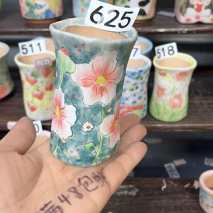 手工制作多肉花盆