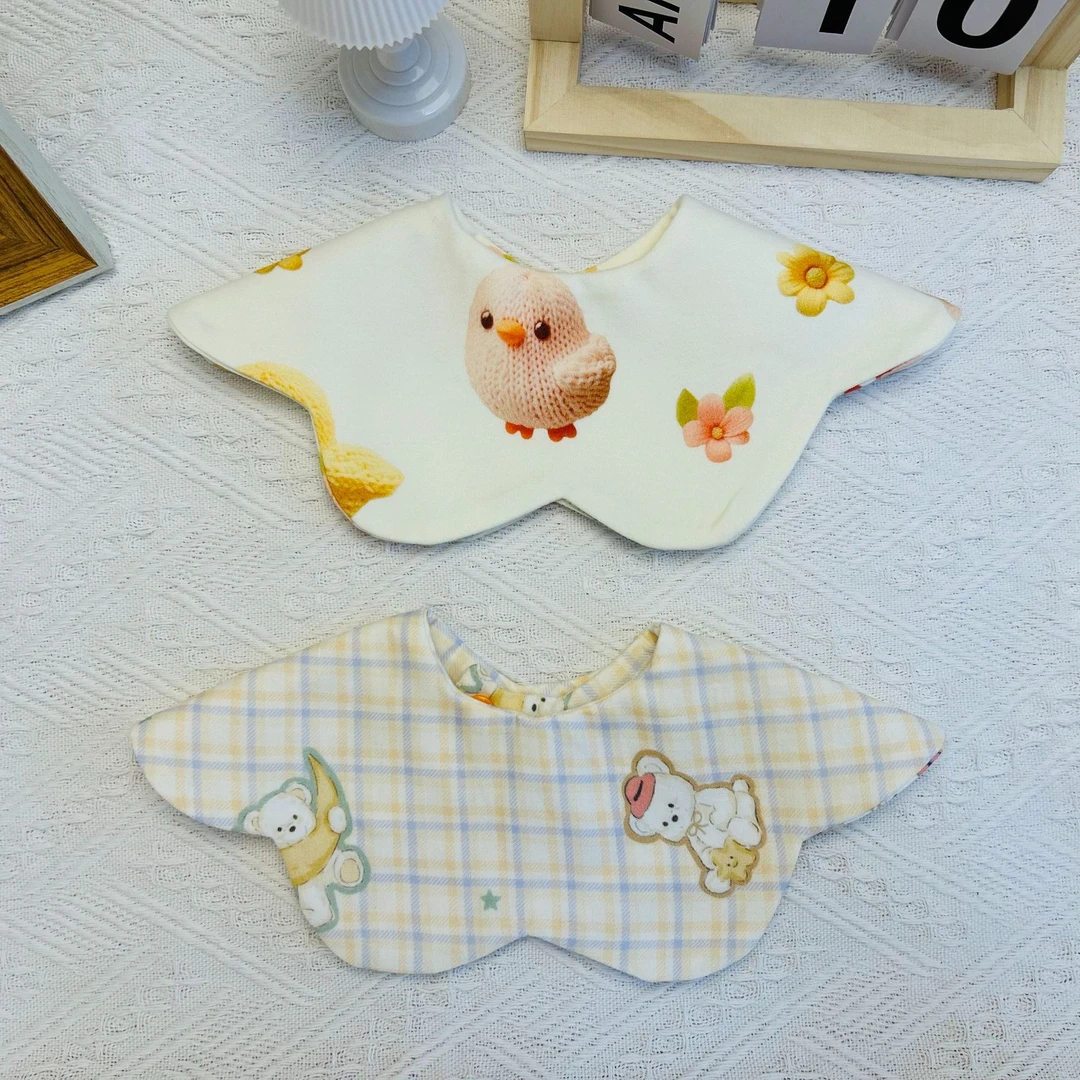 夏季婴幼儿口水巾双面围嘴