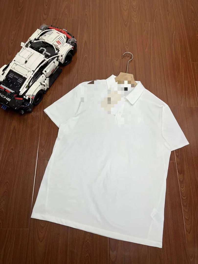 小树男款运动时尚休闲Polo衫翻领夏季白色上衣衬衫半袖