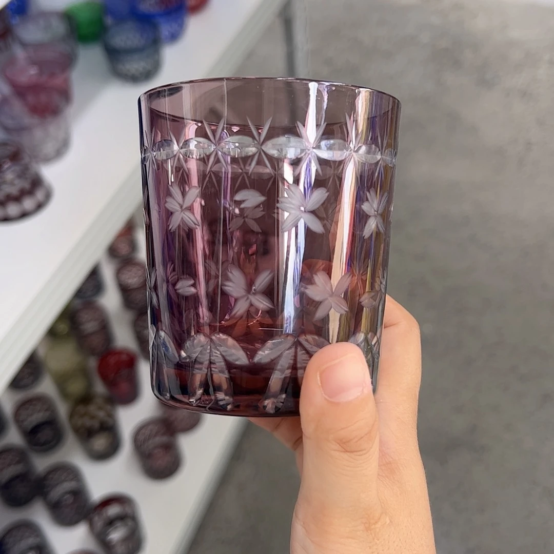手柄款水晶玻璃如图一个