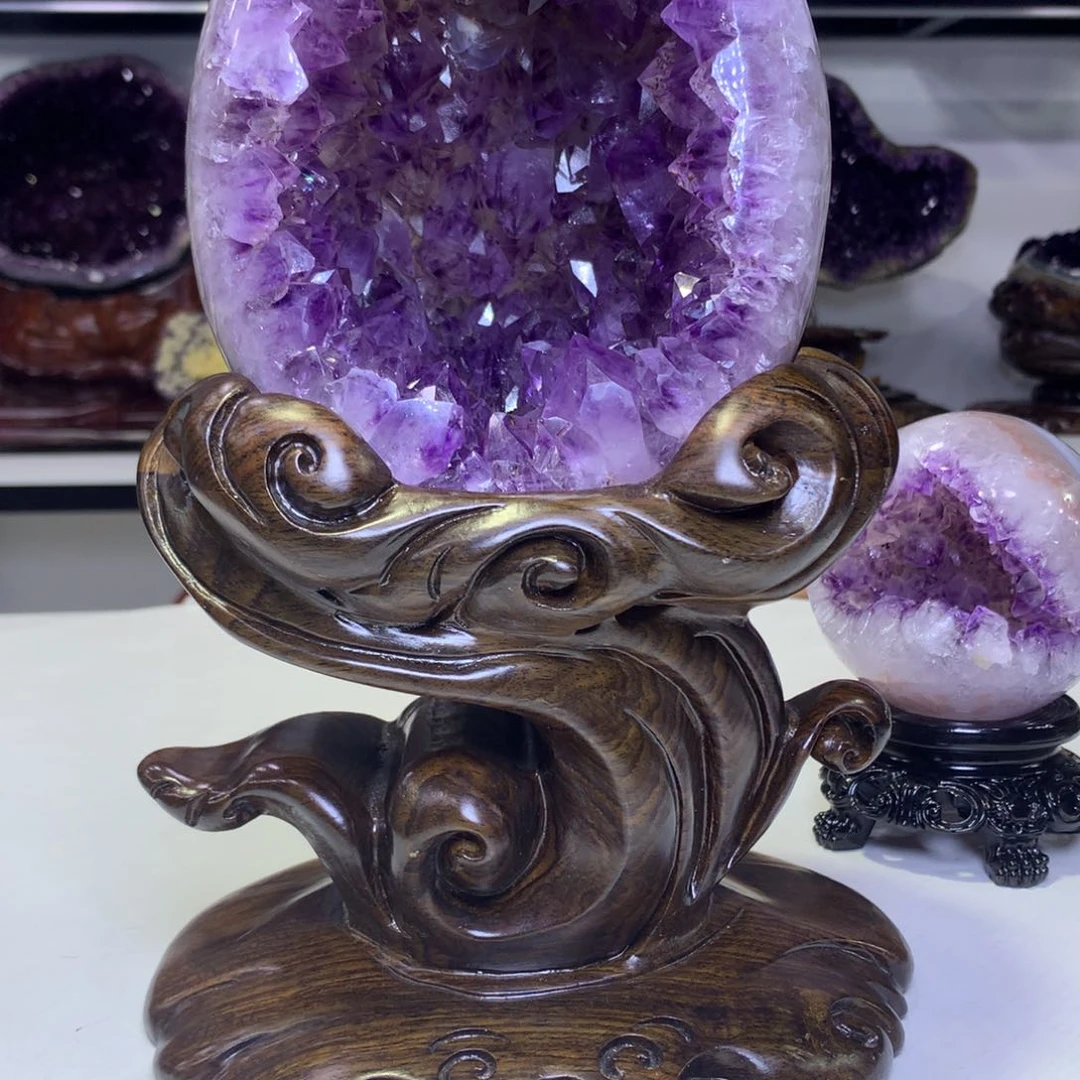 紫晶摆件未镶嵌白****店紫晶31