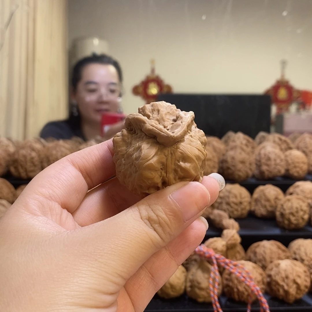 把件文玩核桃E****0蛤蟆头有修单只