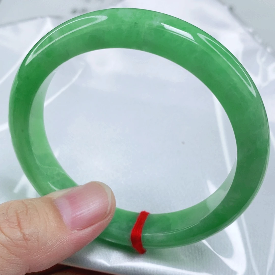 未镶嵌手镯翡翠5758圈口毕业