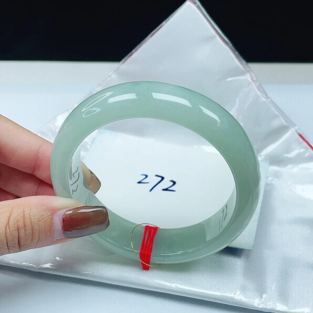 睿***欣翡翠未镶嵌手镯 正圈58 轮胎镯