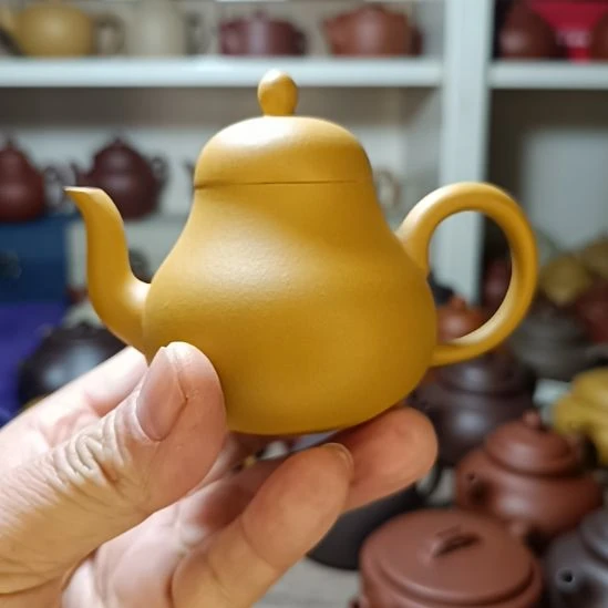 紫砂茶壶原矿黄金段泥思婷150cc内推半手自产自销