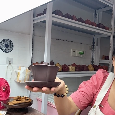 紫泥茶案盖碗，拍下有赠品