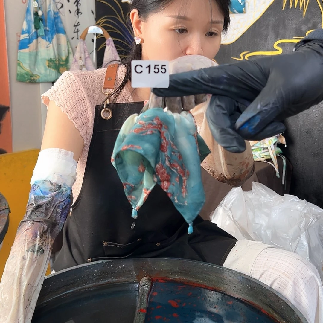 155珍珠发圈手作锦鲤