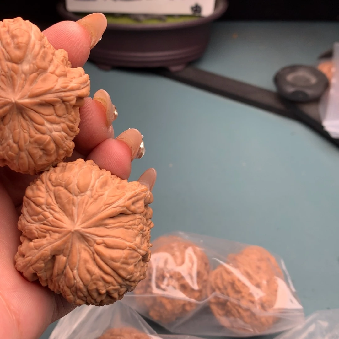 文玩核桃把件门墩4243