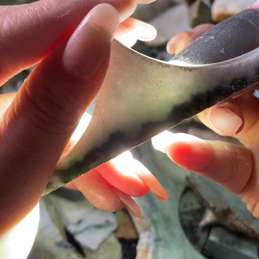 翡翠未镶嵌挂件天然翡翠