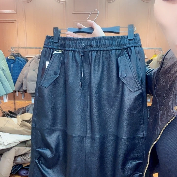 135……150斤皮长裙