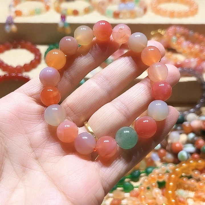 玛瑙/玉髓未镶嵌手链