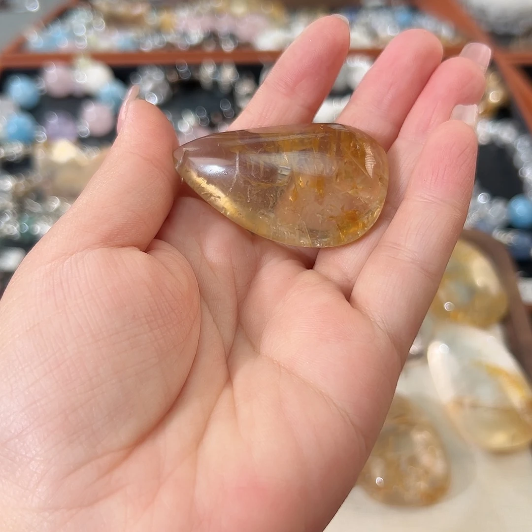 烟晶手链合金木*花手串