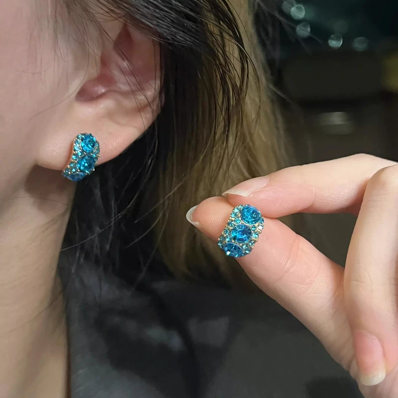 合金耳饰 A-88精致个性小耳钉时尚高级感耳环冷淡风小众耳8153