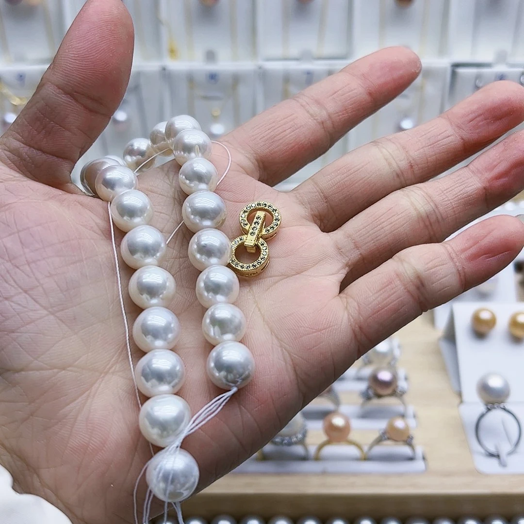 淡水珍珠手链合金歆*
