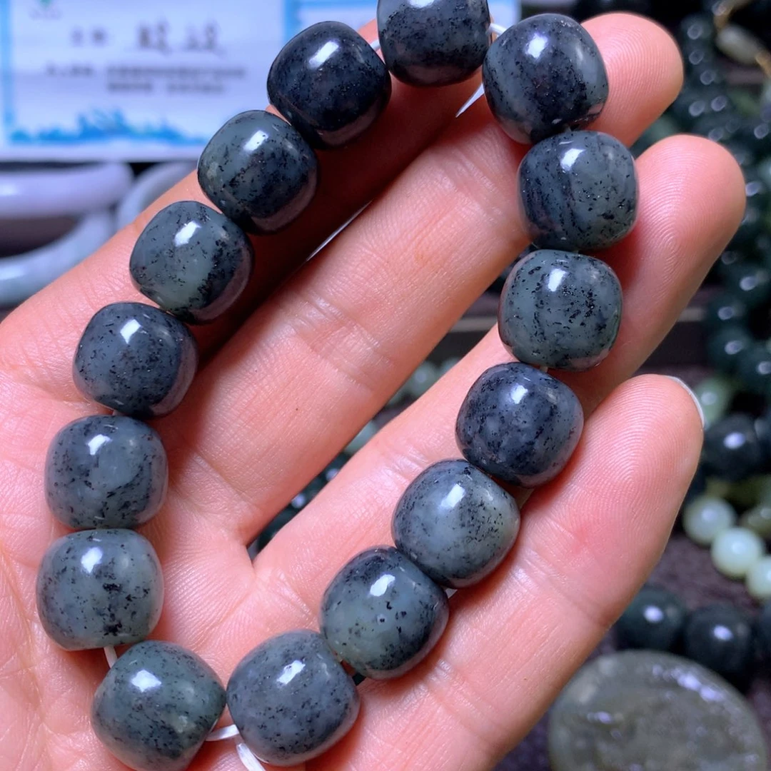 和田玉未镶嵌手链14
