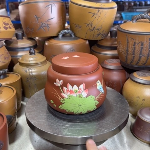 紫砂茶叶罐。。。。。。。。。