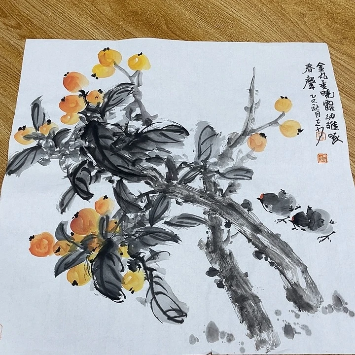 姜奇老师花鸟作品50×50