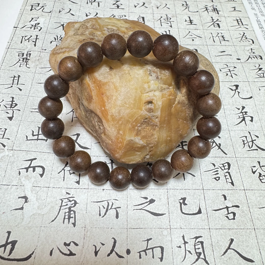 z-670【马泥涝虎斑老料沉水】单圈10mm、12.13g