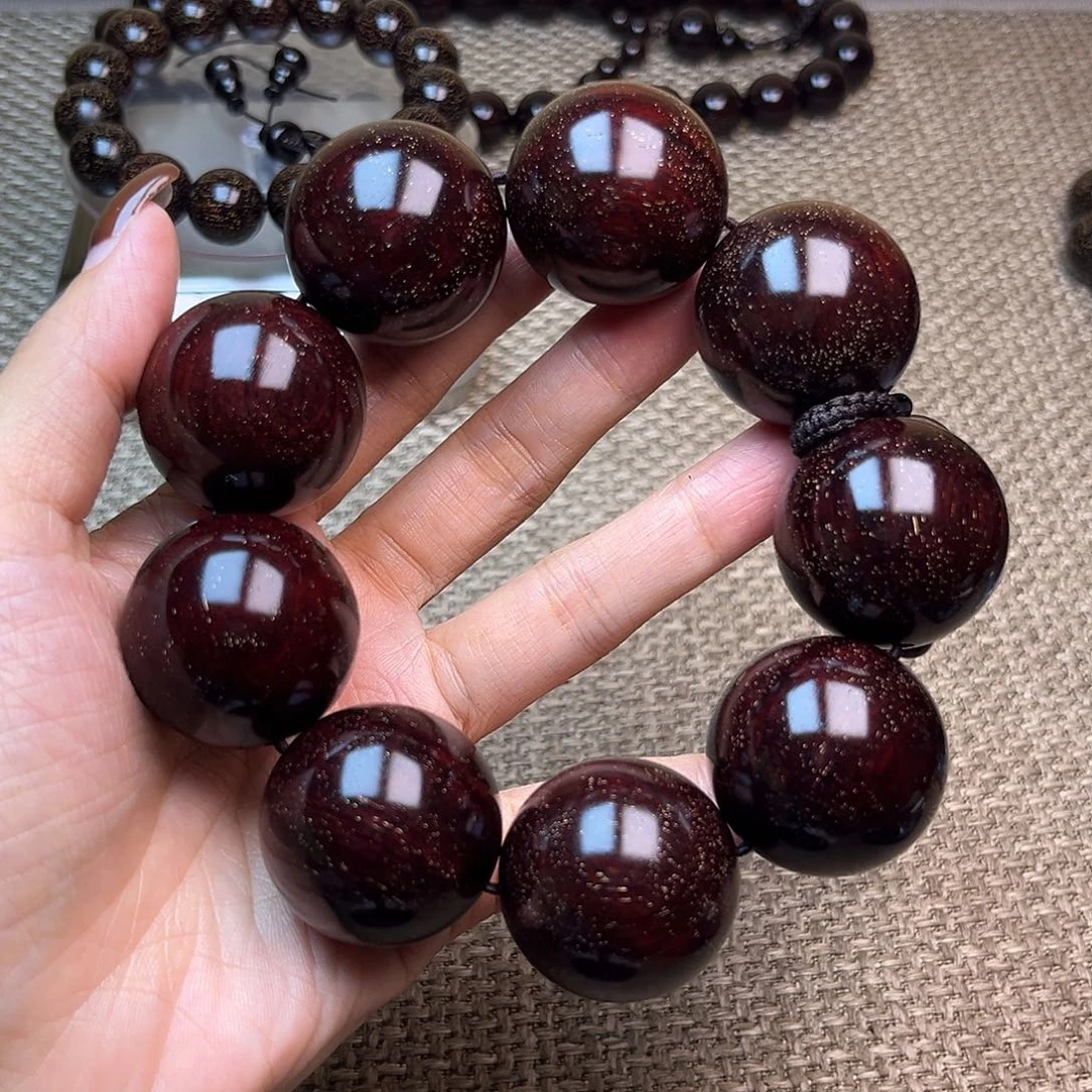 檀香紫檀（小叶紫檀）3.0 9颗小满星