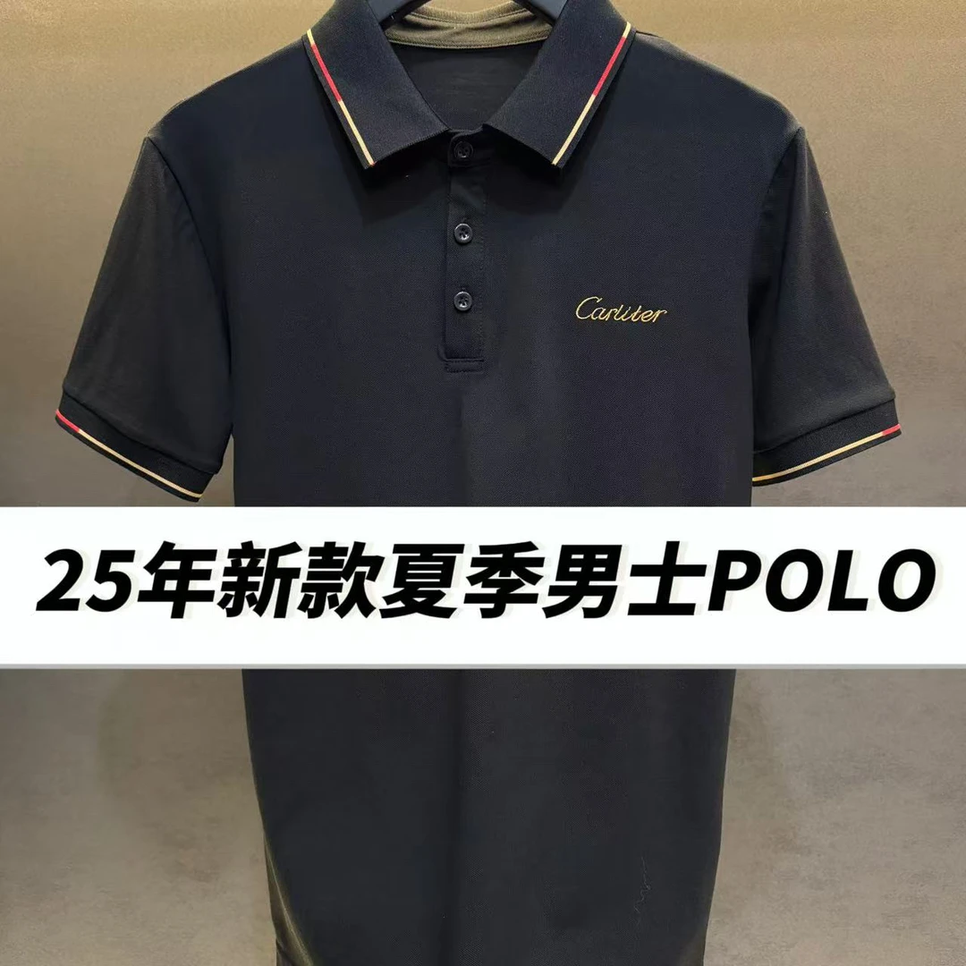25,s新款男士高端短袖翻领polo/ car