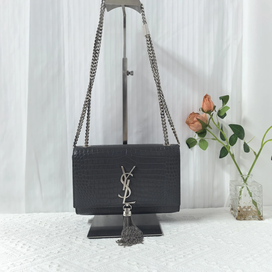 95新 YSL/圣罗兰 圣罗兰时尚女士斜挎包918 8151