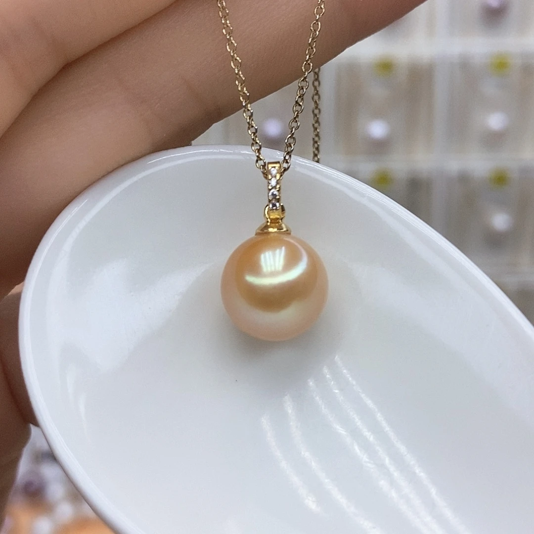 淡水珍珠项链合金